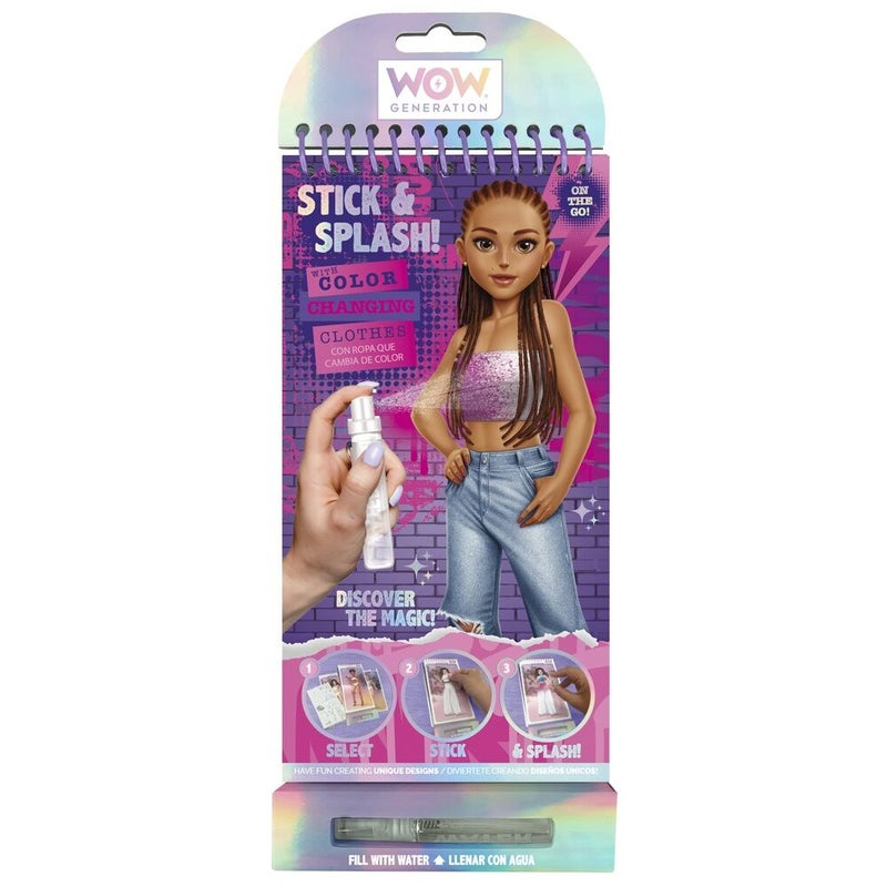 WOW Generation On-The-Go Stick & Splash Fashion Art Set - Image 1